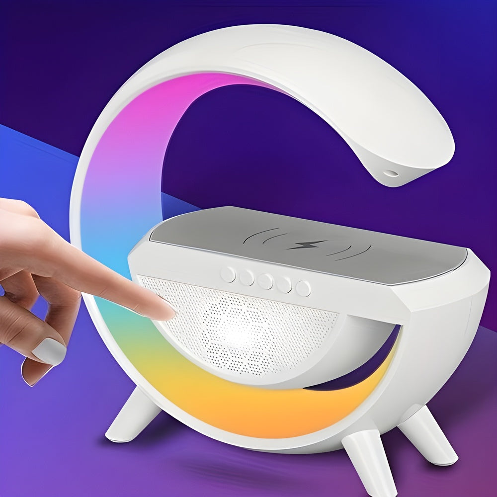 GloChargeSound™ | Wireless Charging Speaker Table Lamp