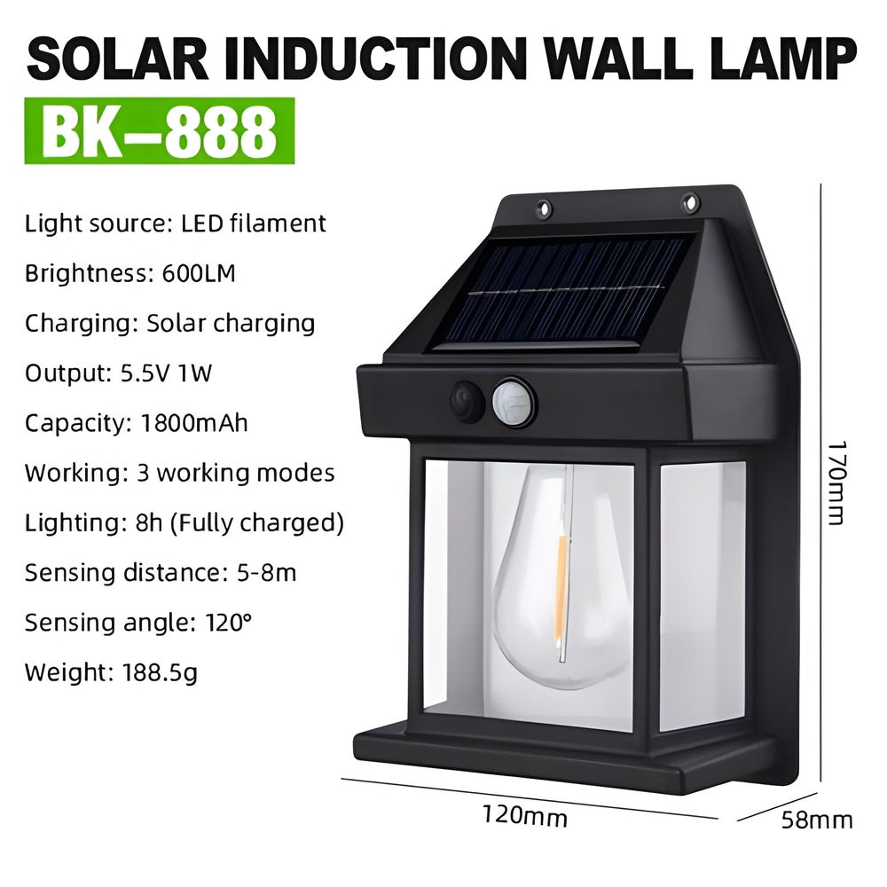 SolarSense™ | Solar Sensor Wall Light